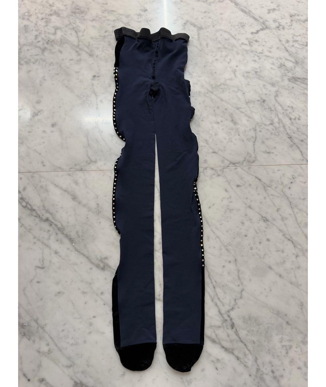 CHANEL Темно-синие носки, чулки и колготы, фото 2