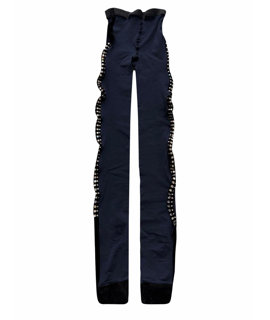 CHANEL Темно-синие носки, чулки и колготы, фото 1