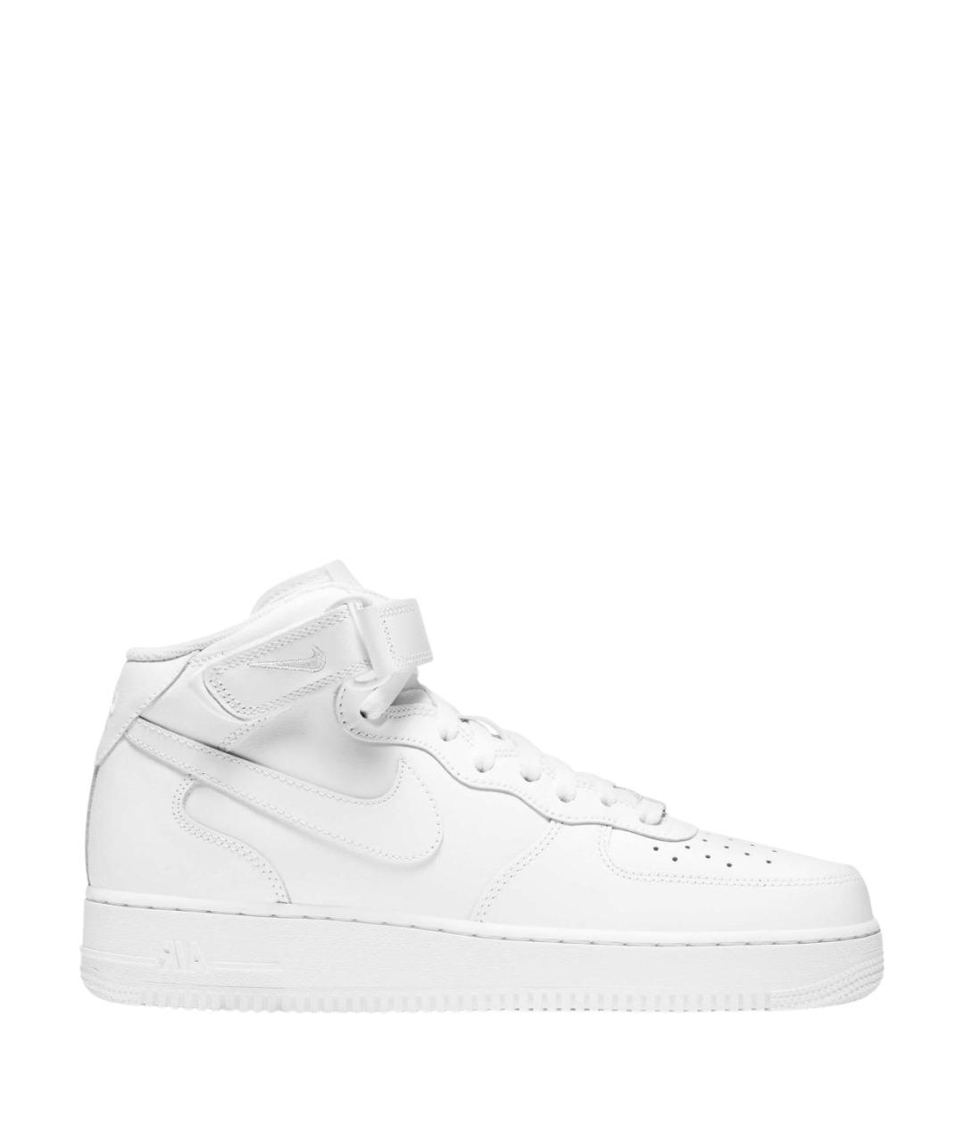 NIKE Белые кожаные кроссовки, фото 1