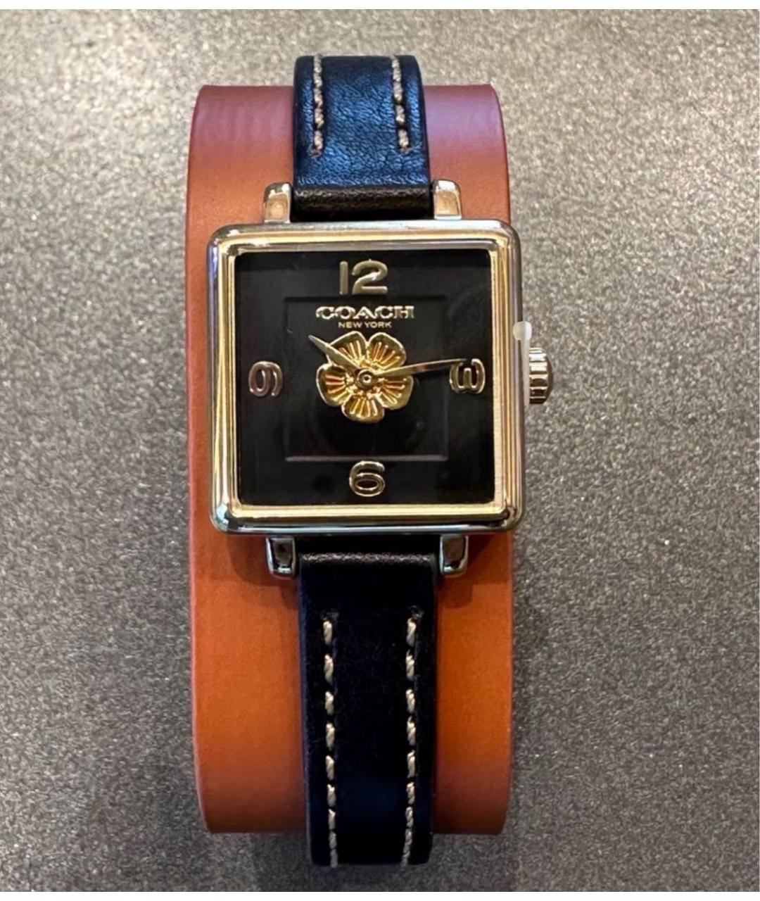 COACH Золотые стальные часы, фото 4