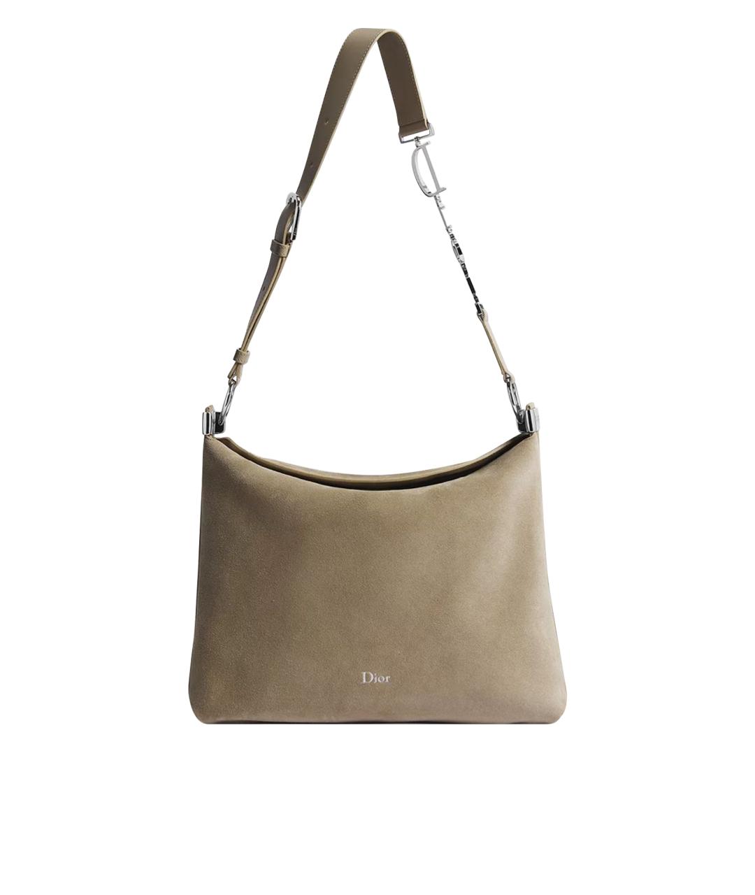 CHRISTIAN DIOR Бежевая сумка с короткими ручками, фото 1