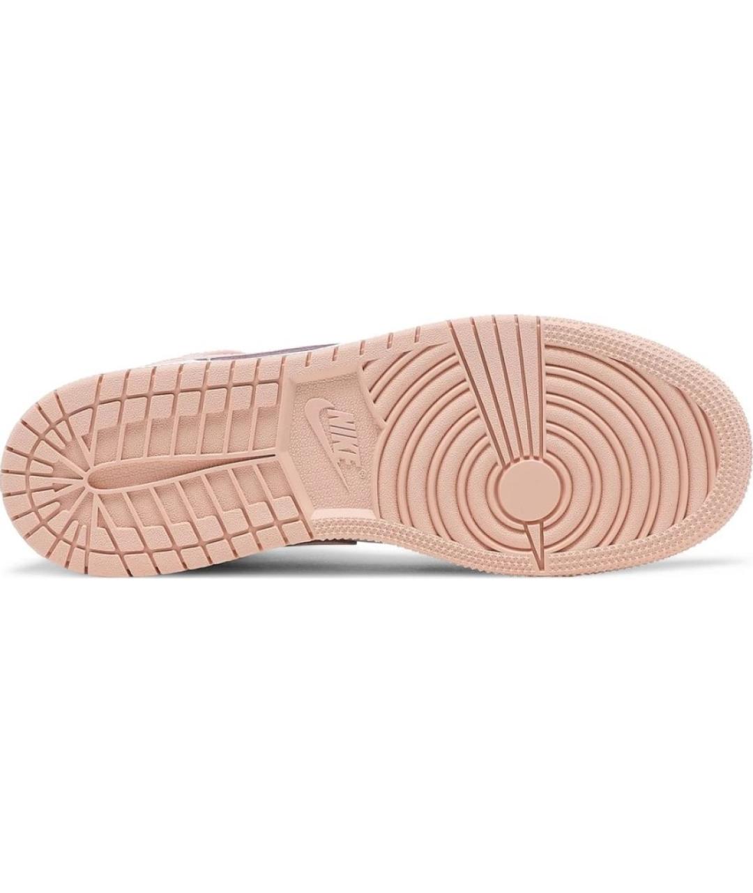 JORDAN Розовые кожаные кроссовки, фото 3