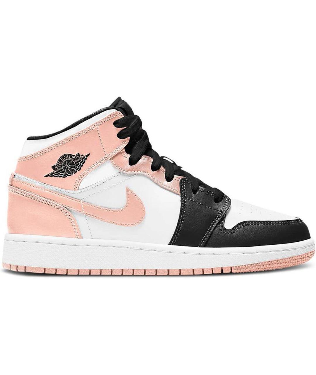 JORDAN Розовые кожаные кроссовки, фото 4