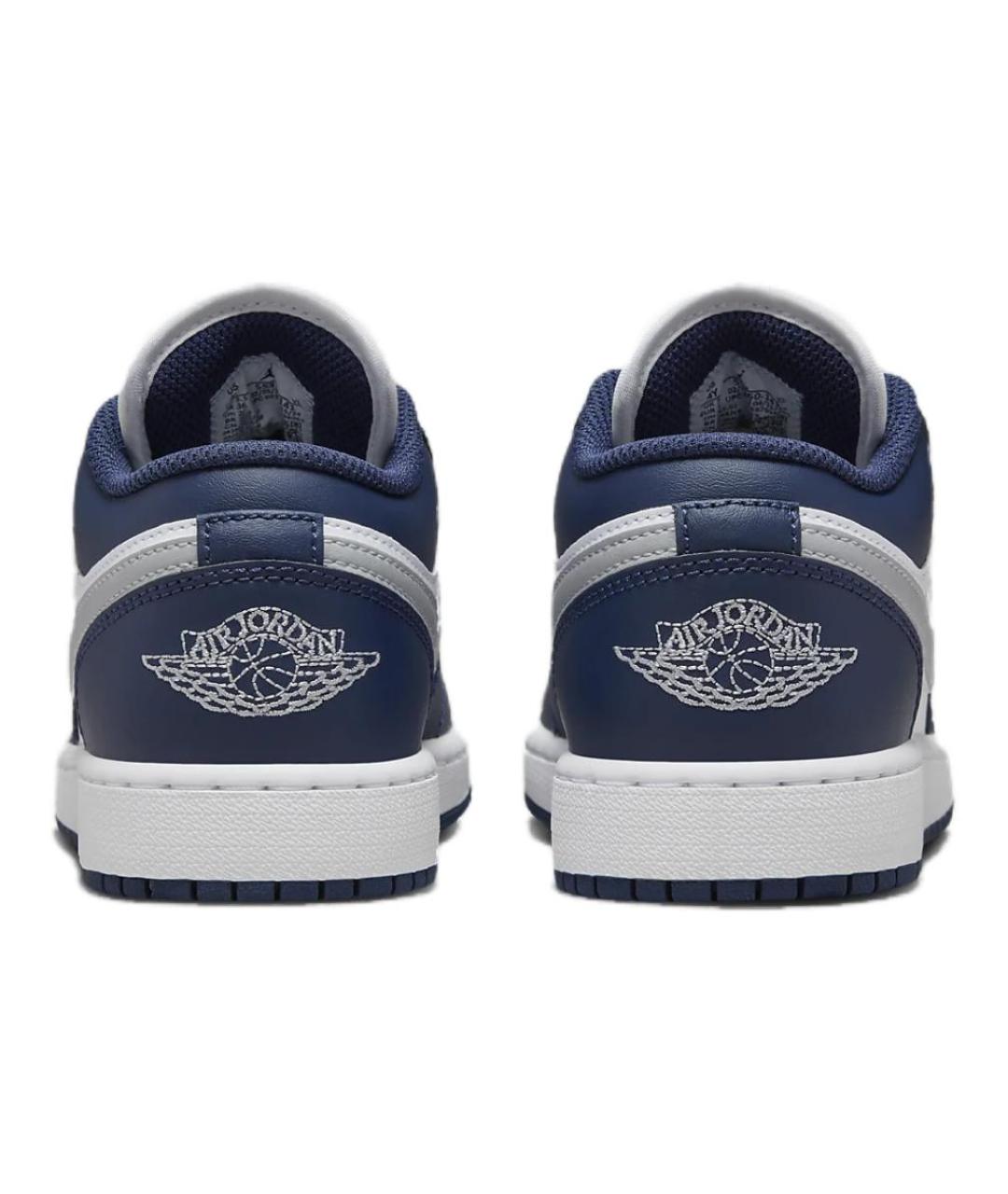 JORDAN Голубые кожаные кроссовки, фото 5