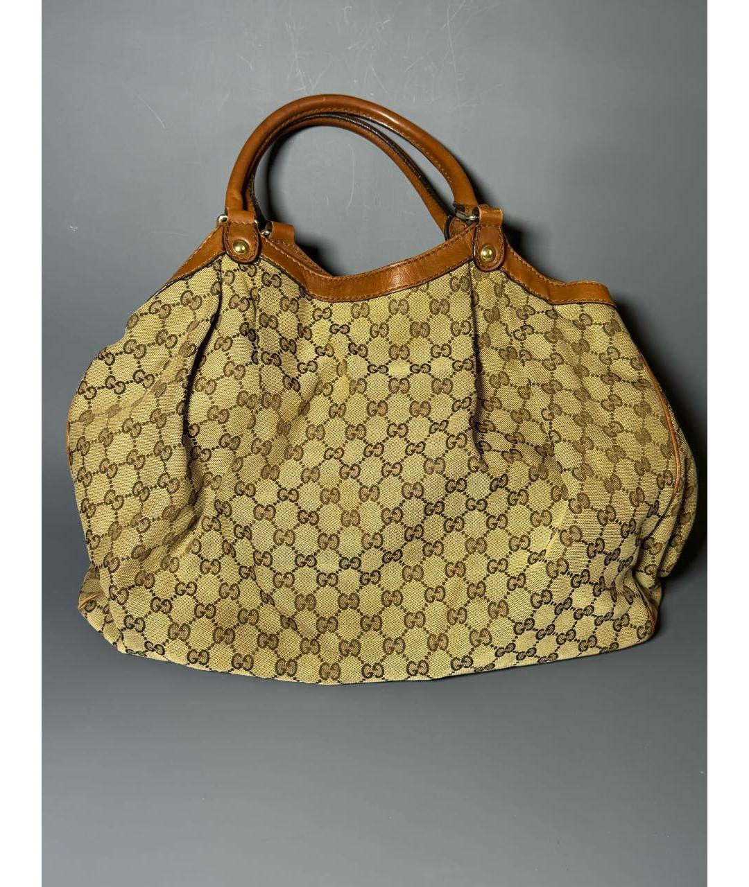 GUCCI Коричневая сумка с короткими ручками, фото 3