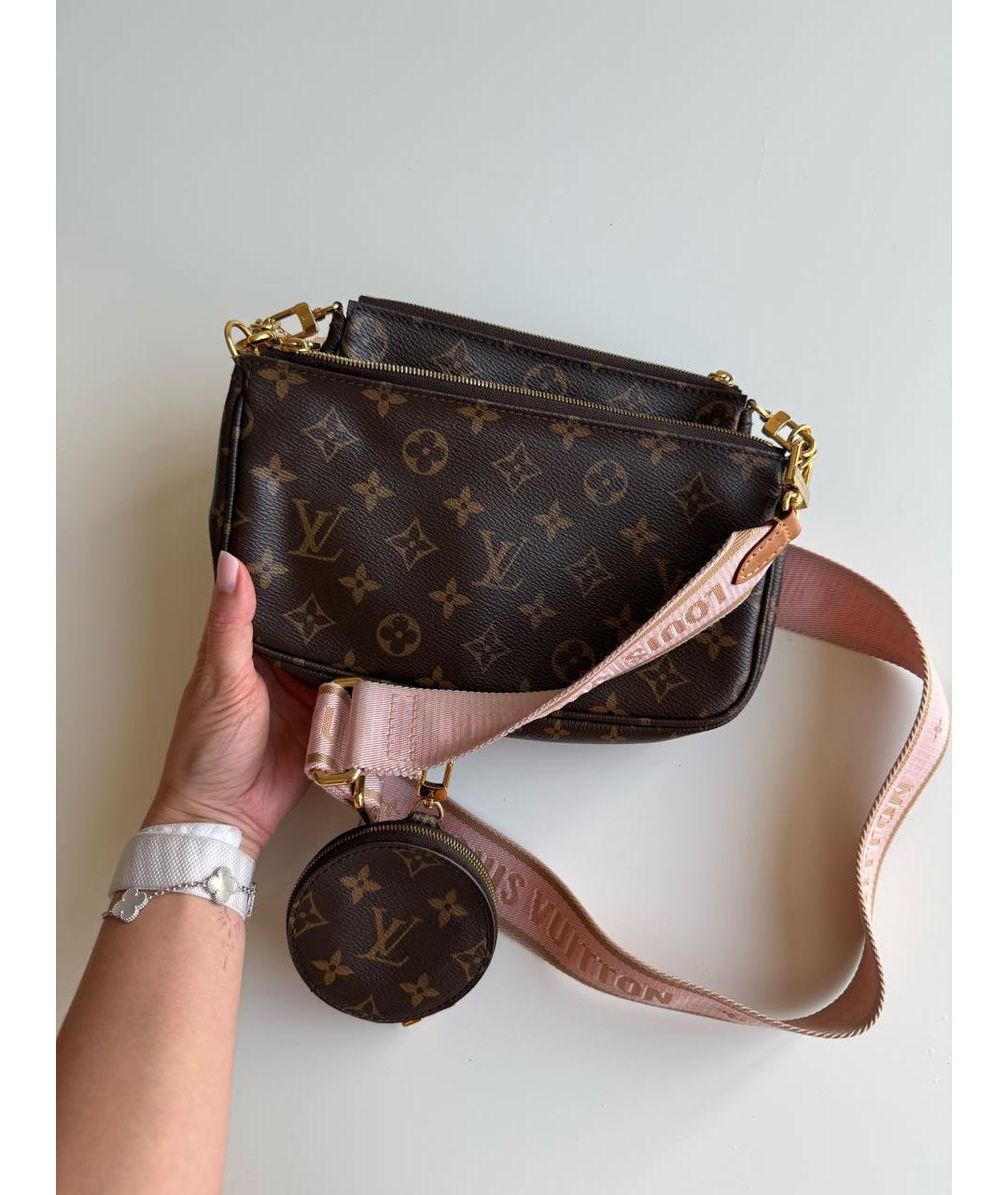 LOUIS VUITTON Коричневая сумка через плечо, фото 2