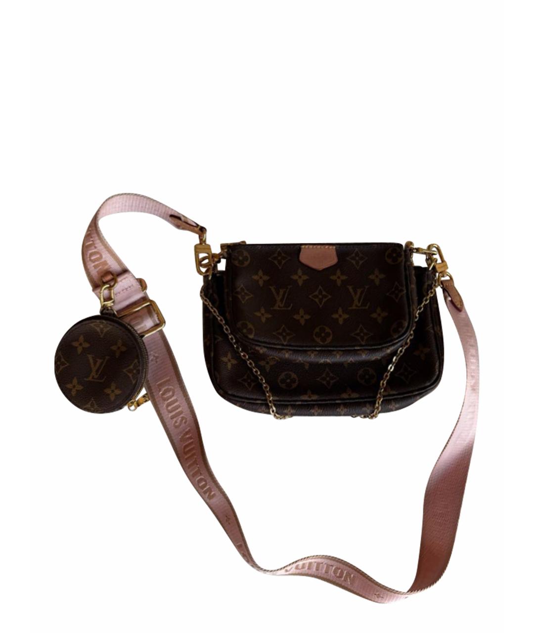 LOUIS VUITTON Коричневая сумка через плечо, фото 1