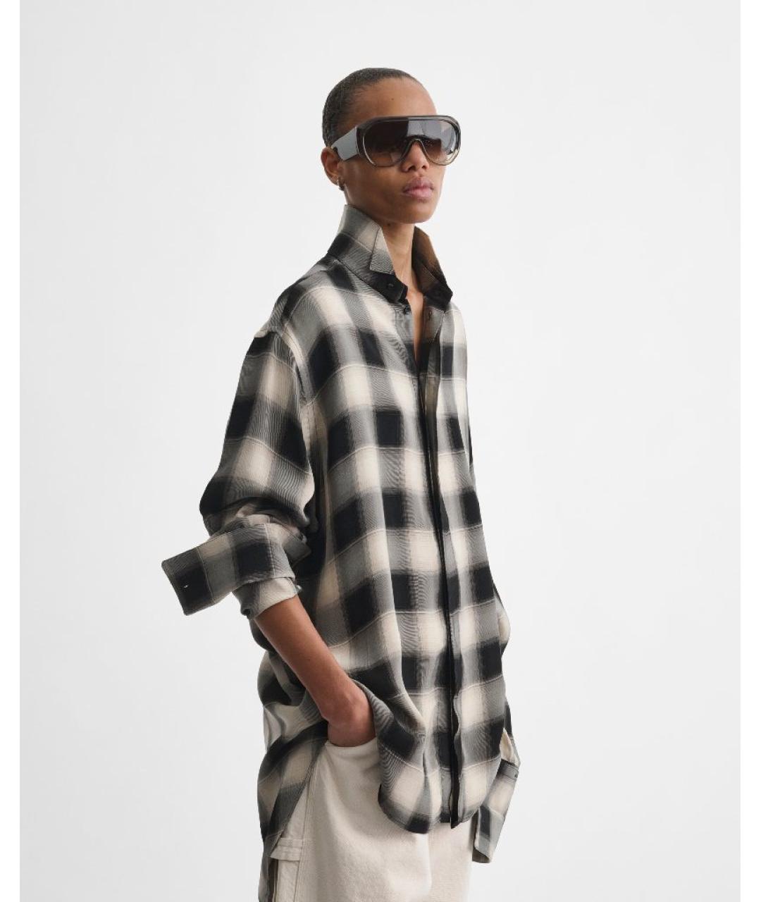 PHOEBE PHILO Коричневые пластиковые солнцезащитные очки, фото 5