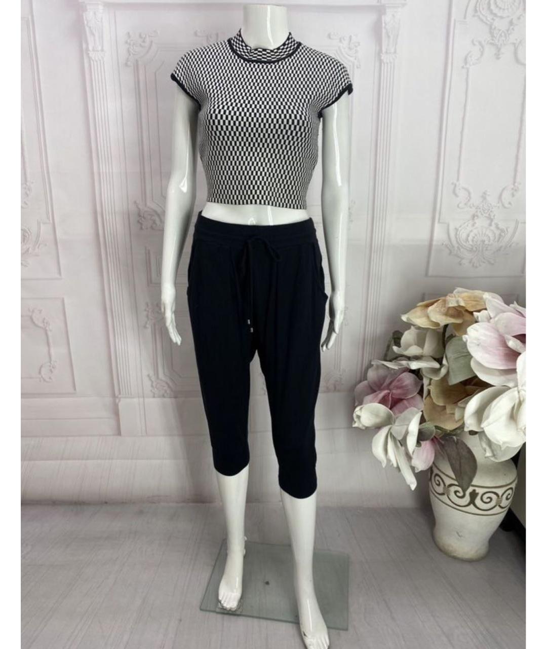 JUICY COUTURE Черные хлопковые бриджи, фото 5