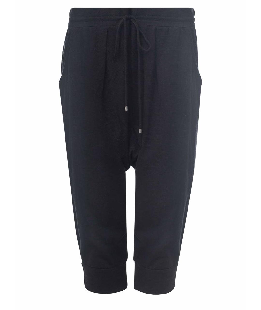 JUICY COUTURE Черные хлопковые бриджи, фото 1