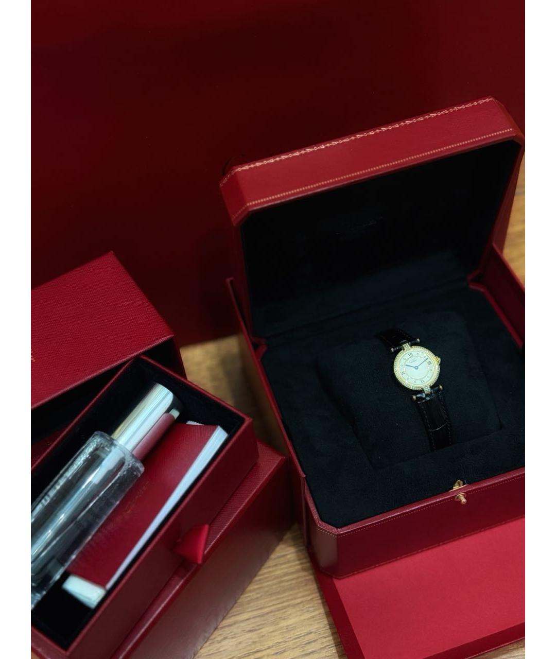 CARTIER Золотые позолоченные часы, фото 2