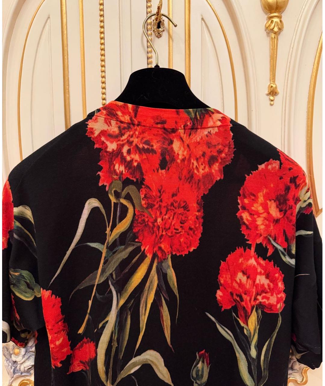 DOLCE&GABBANA Черный вискозный кардиган, фото 3