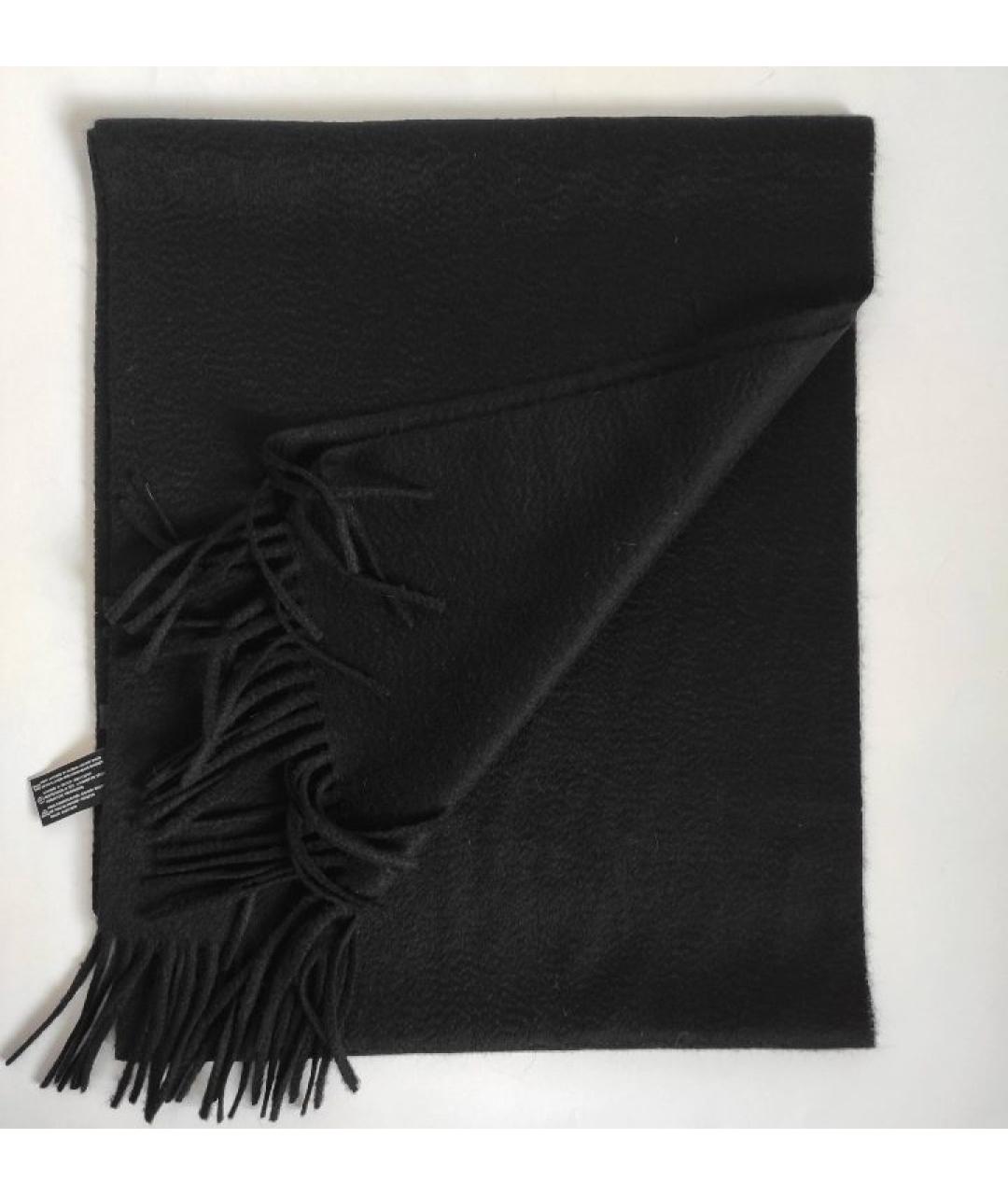 VERSACE Черный кашемировый шарф, фото 6