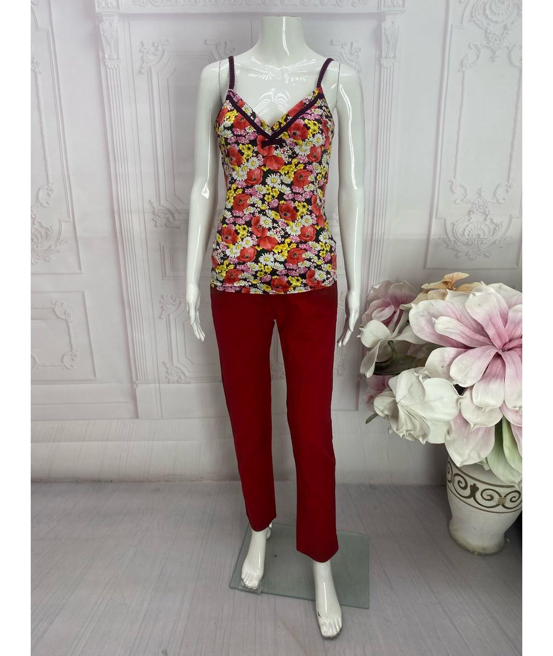 DOLCE&GABBANA Мульти полиэстеровая майка, фото 7