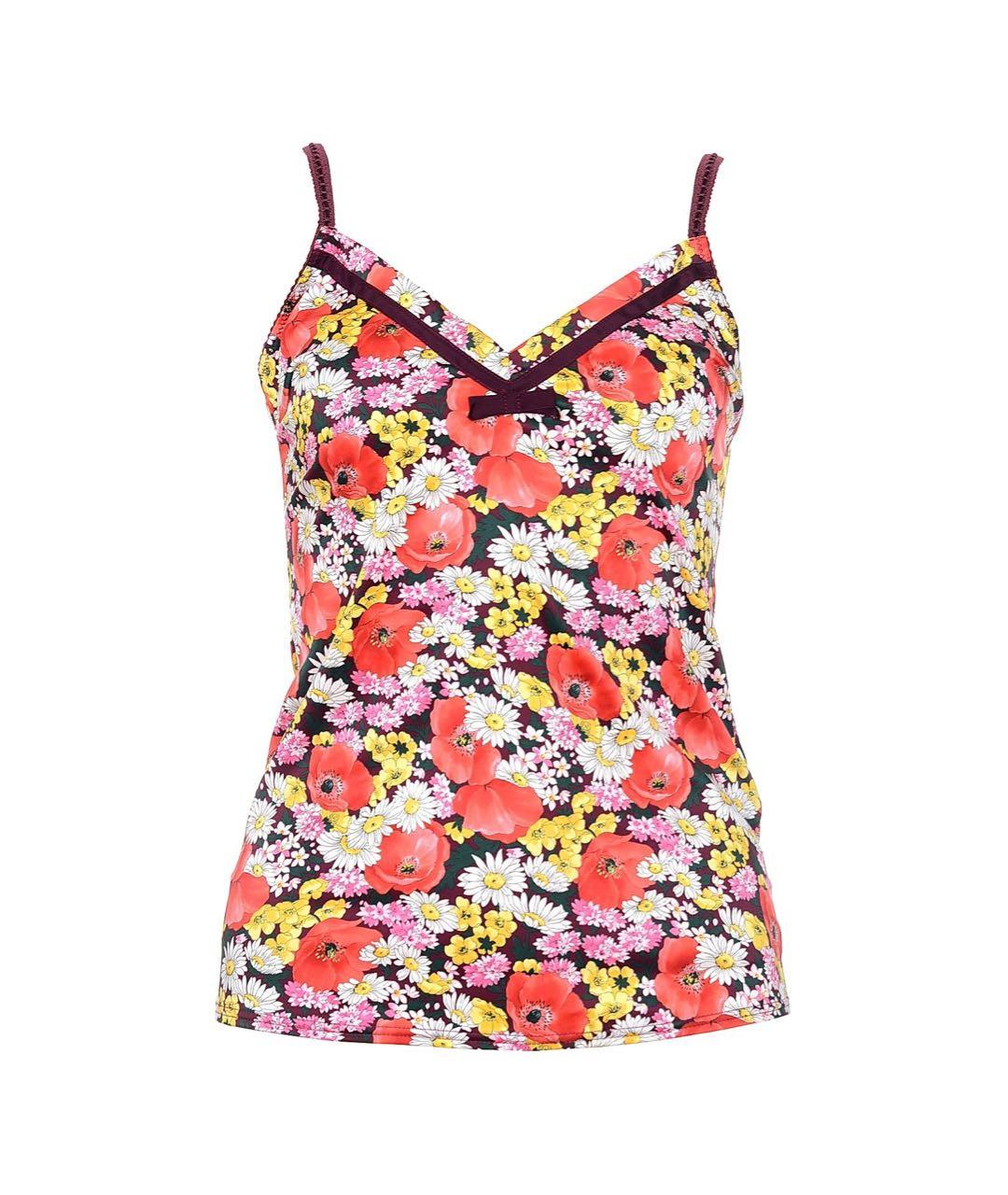 DOLCE&GABBANA Мульти полиэстеровая майка, фото 1