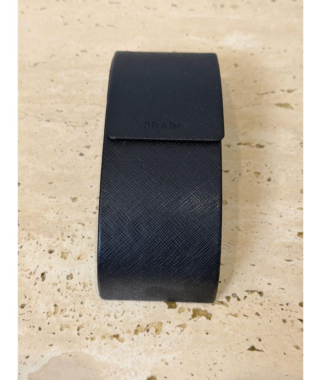 PRADA Коричневые пластиковые солнцезащитные очки, фото 4