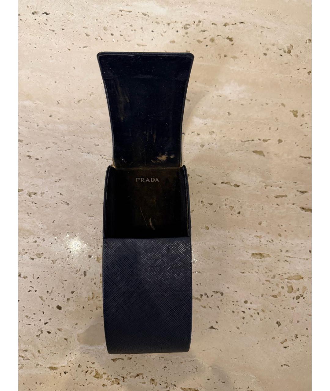 PRADA Коричневые пластиковые солнцезащитные очки, фото 8