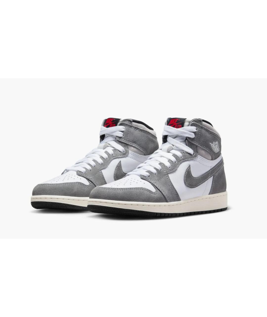 JORDAN Серые замшевые кроссовки, фото 2