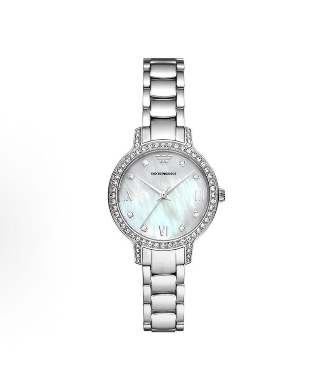 EMPORIO ARMANI Серебряные стальные часы, фото 9