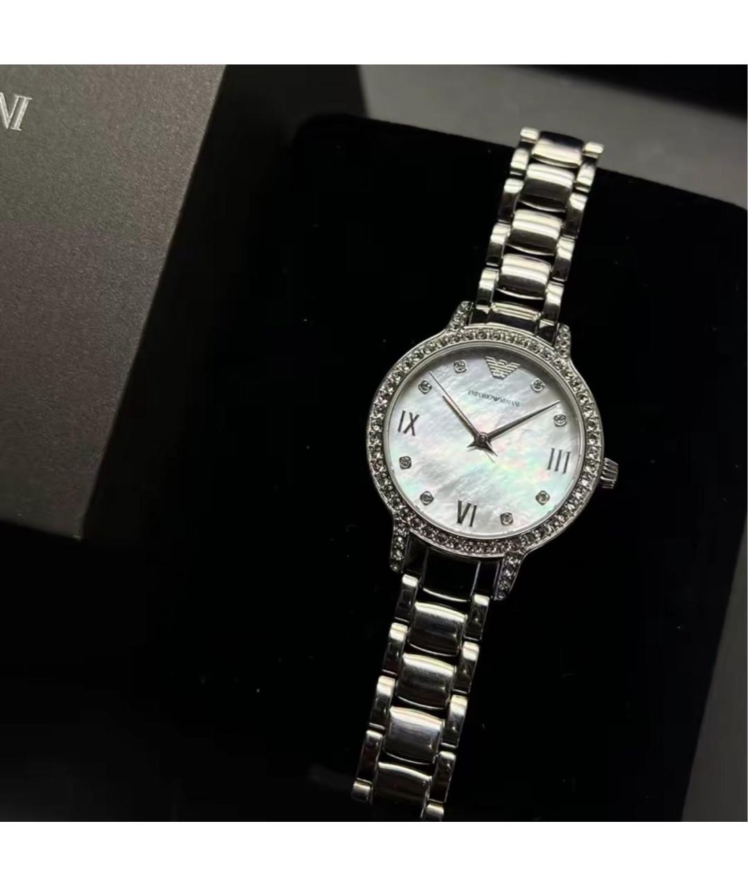 EMPORIO ARMANI Серебряные стальные часы, фото 8