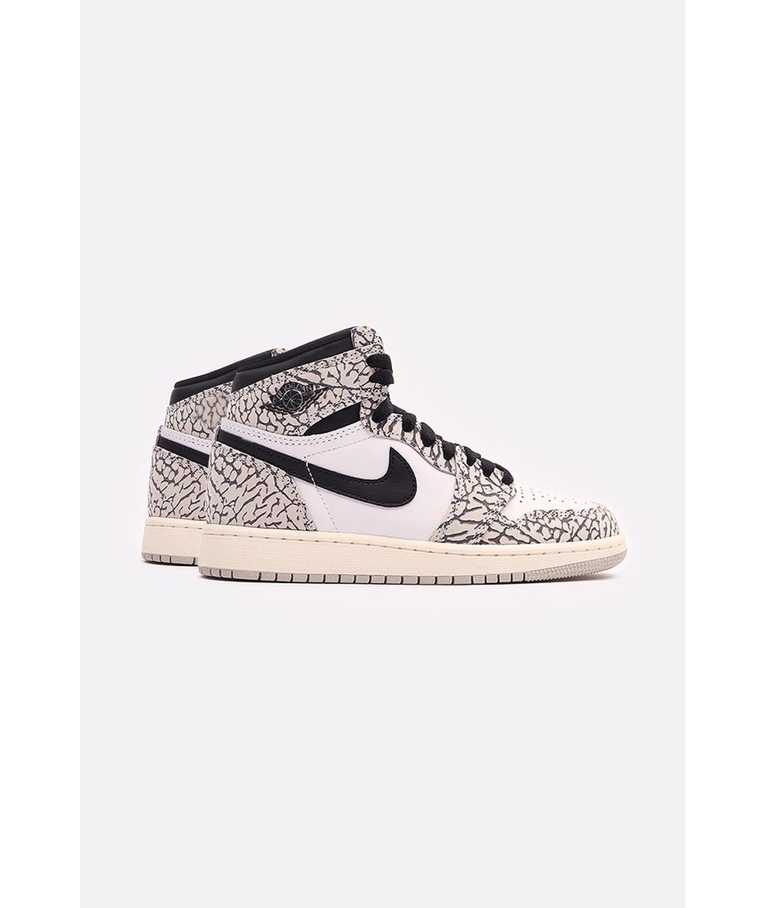 JORDAN Серые кожаные кроссовки, фото 3