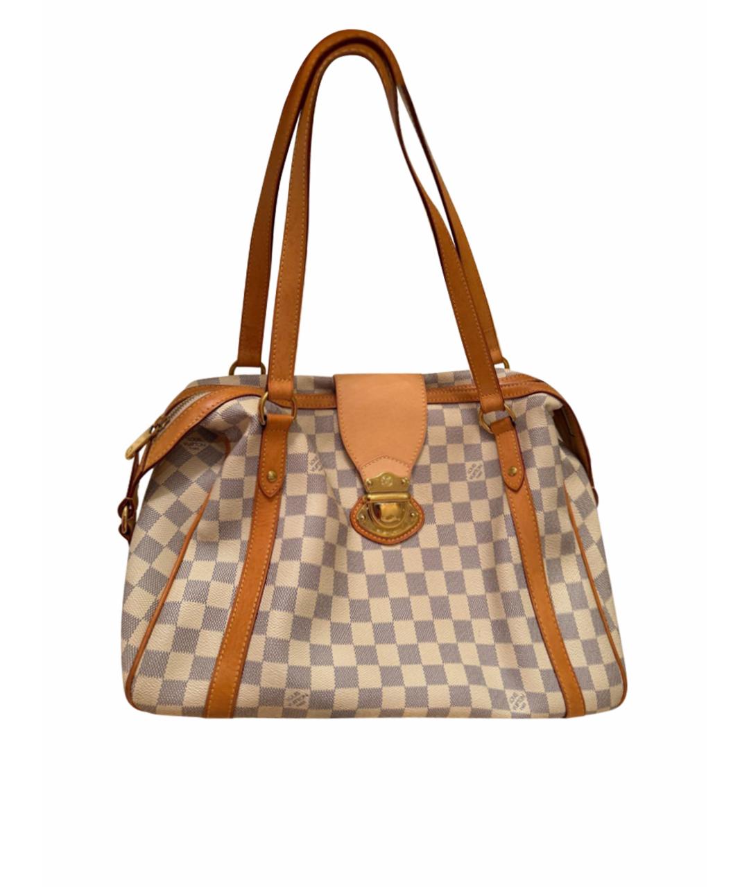 LOUIS VUITTON Белая кожаная сумка через плечо, фото 1