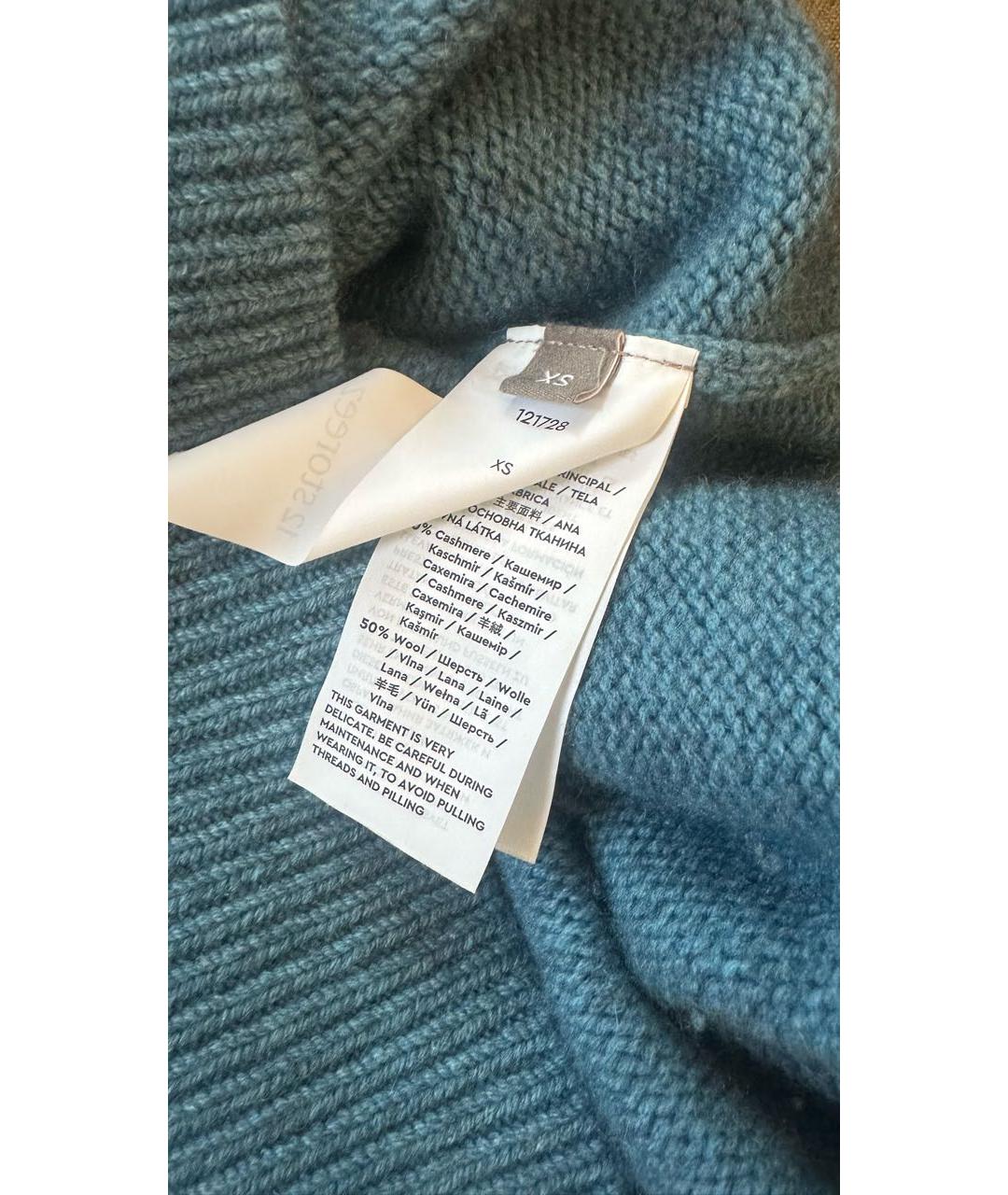 12 STOREEZ Синий кашемировый джемпер / свитер, фото 3
