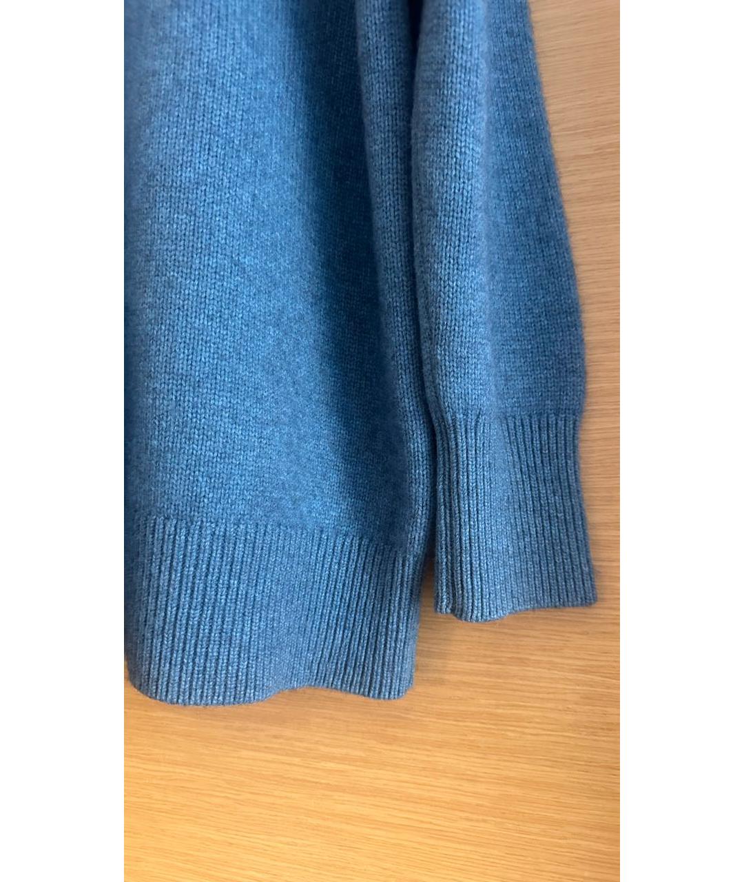 12 STOREEZ Синий кашемировый джемпер / свитер, фото 4