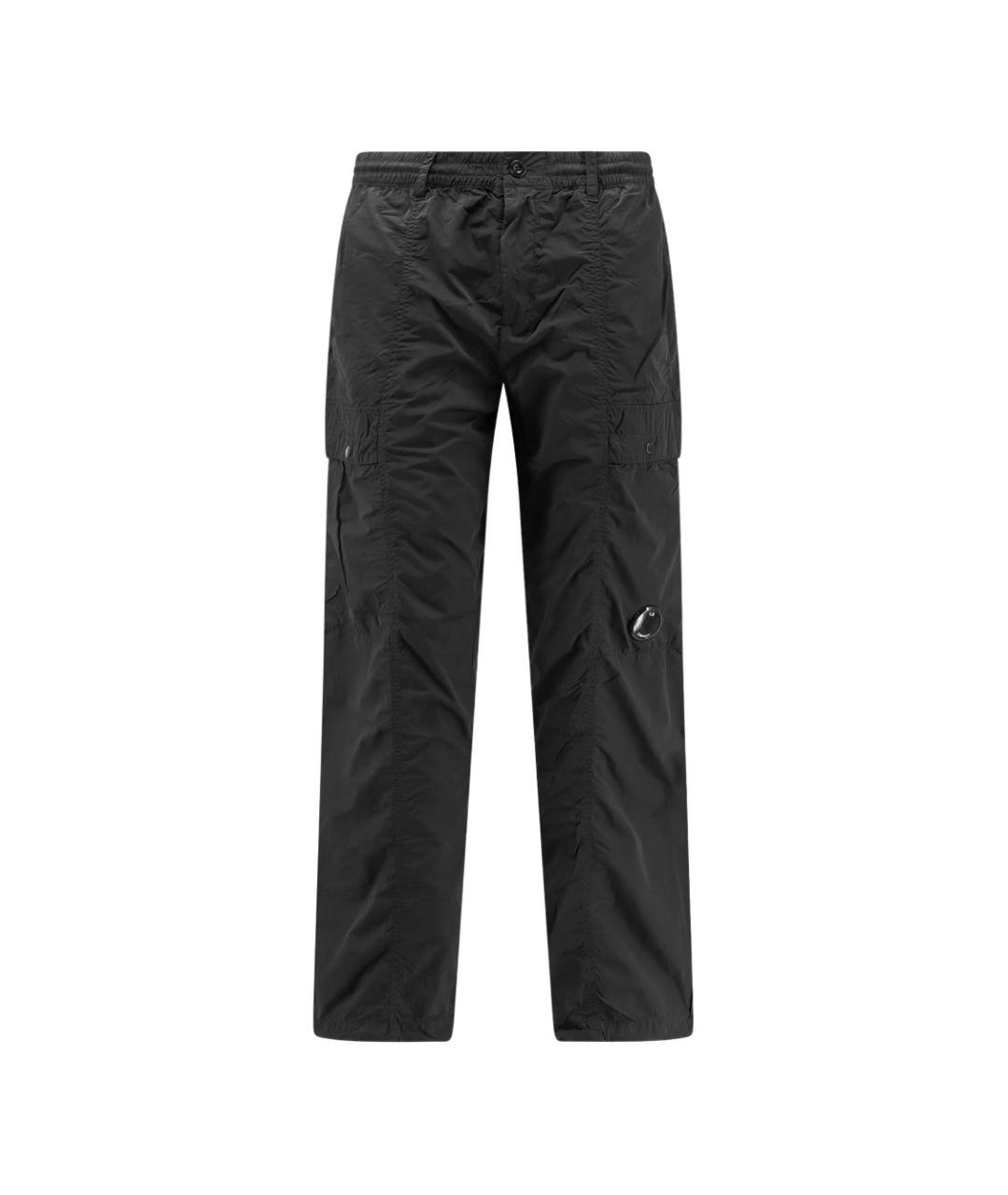 CP COMPANY Черные полиамидовые повседневные брюки, фото 1