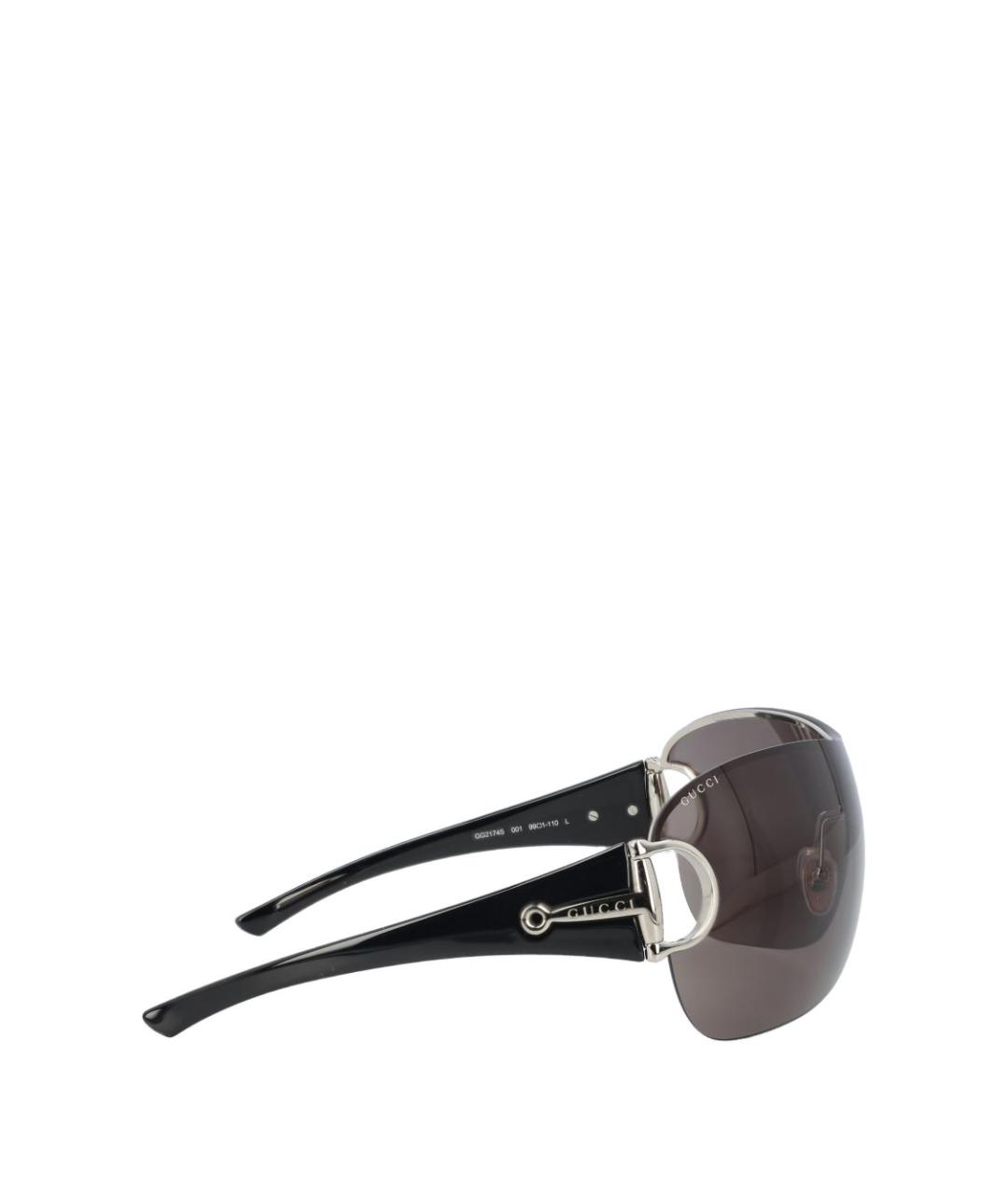 GUCCI Серебряные солнцезащитные очки, фото 3