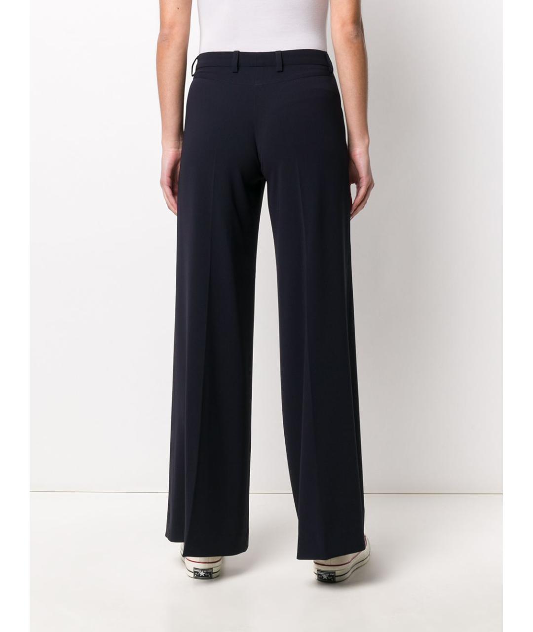 ALBERTO BIANI Синие прямые брюки, фото 3