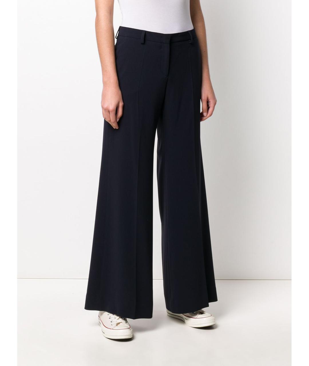 ALBERTO BIANI Синие прямые брюки, фото 4