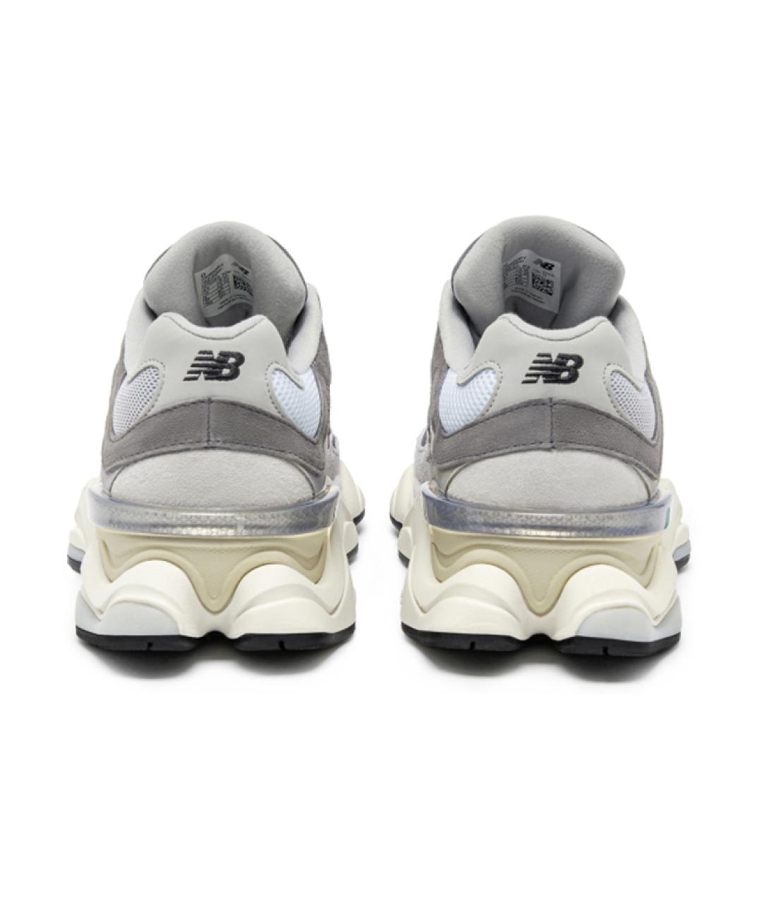 NEW BALANCE Серые замшевые низкие кроссовки / кеды, фото 3