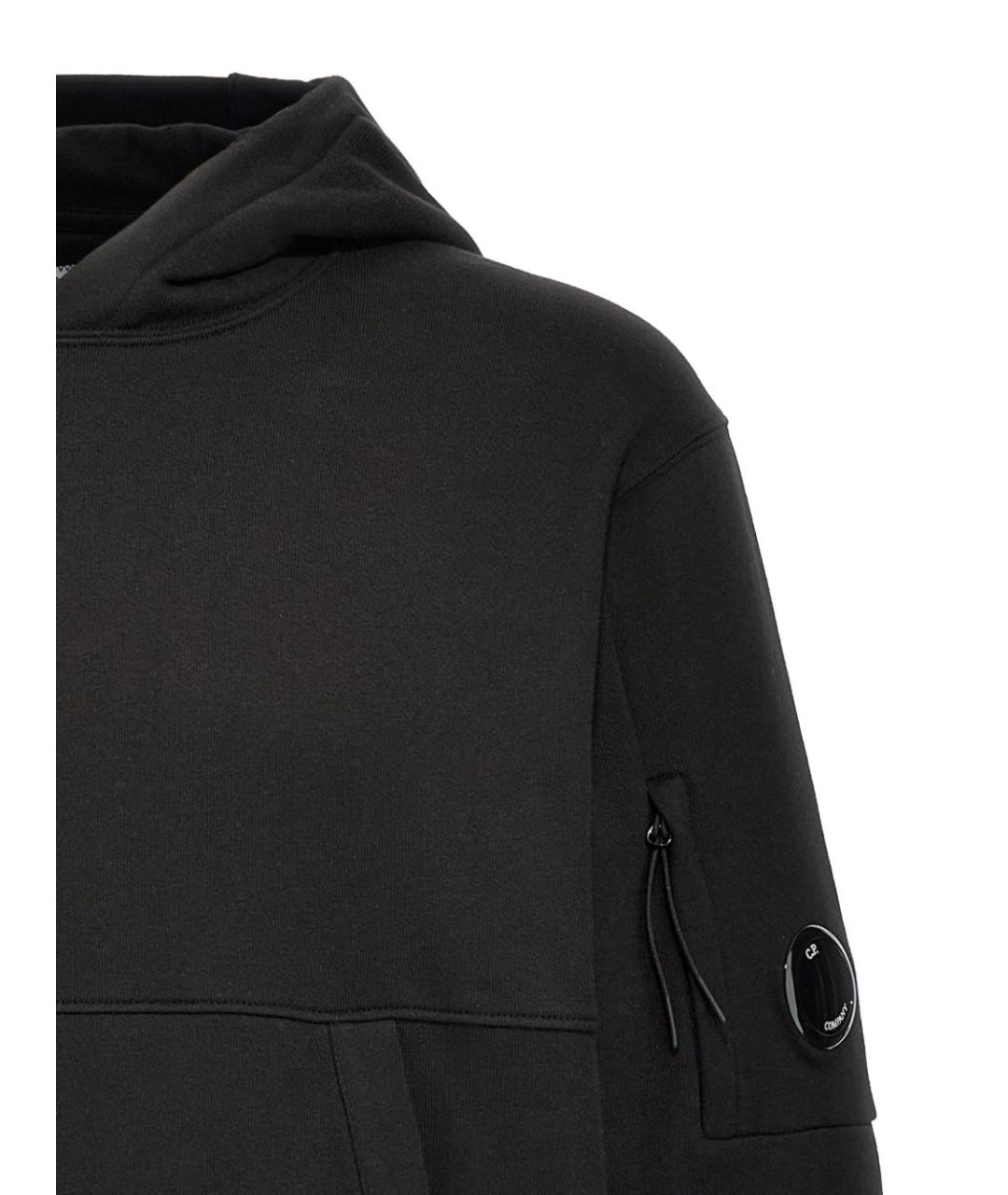 CP COMPANY Черный хлопковый джемпер / свитер, фото 2