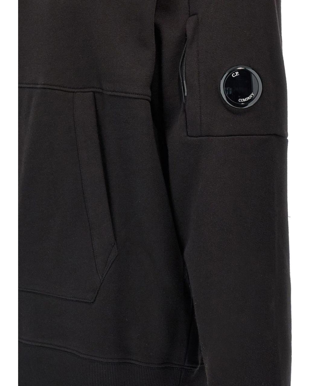 CP COMPANY Черный хлопковый джемпер / свитер, фото 4