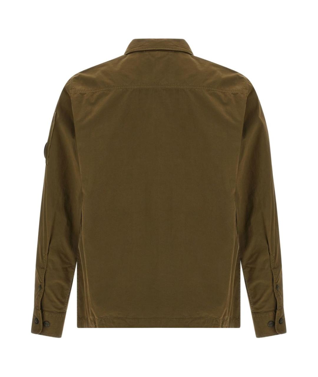 CP COMPANY Зеленая хлопковая куртка, фото 4