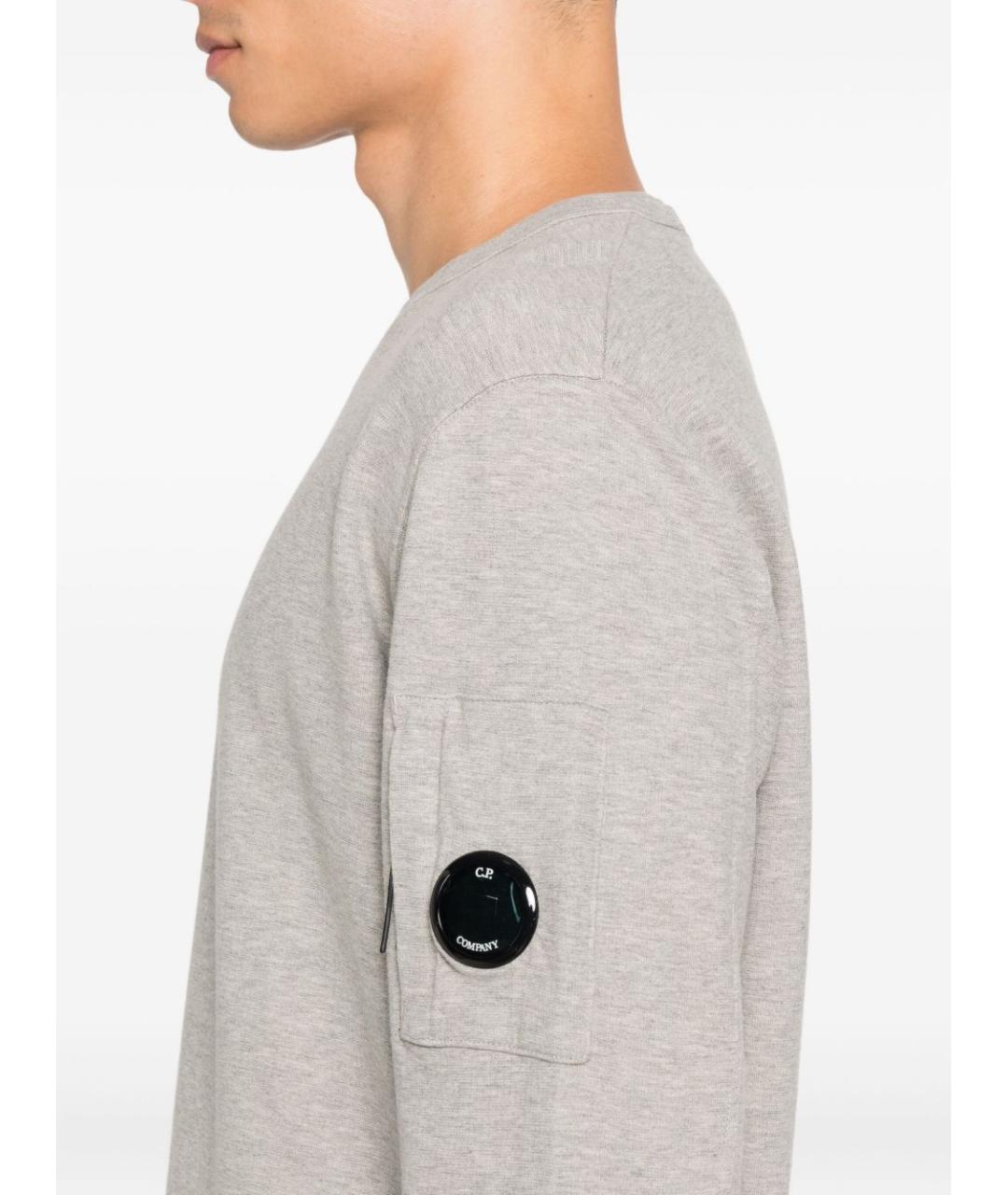 CP COMPANY Серый хлопковый джемпер / свитер, фото 4
