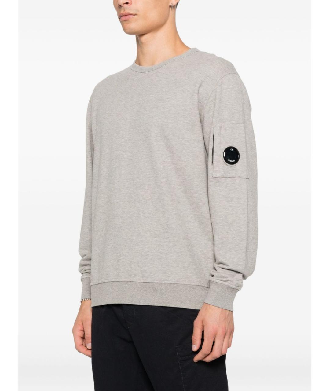 CP COMPANY Серый хлопковый джемпер / свитер, фото 2