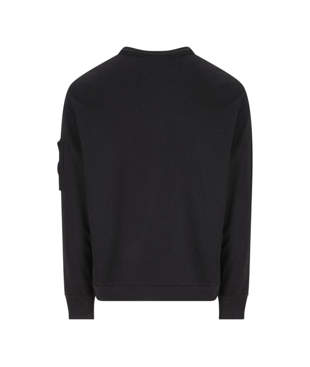 CP COMPANY Черный хлопковый джемпер / свитер, фото 4