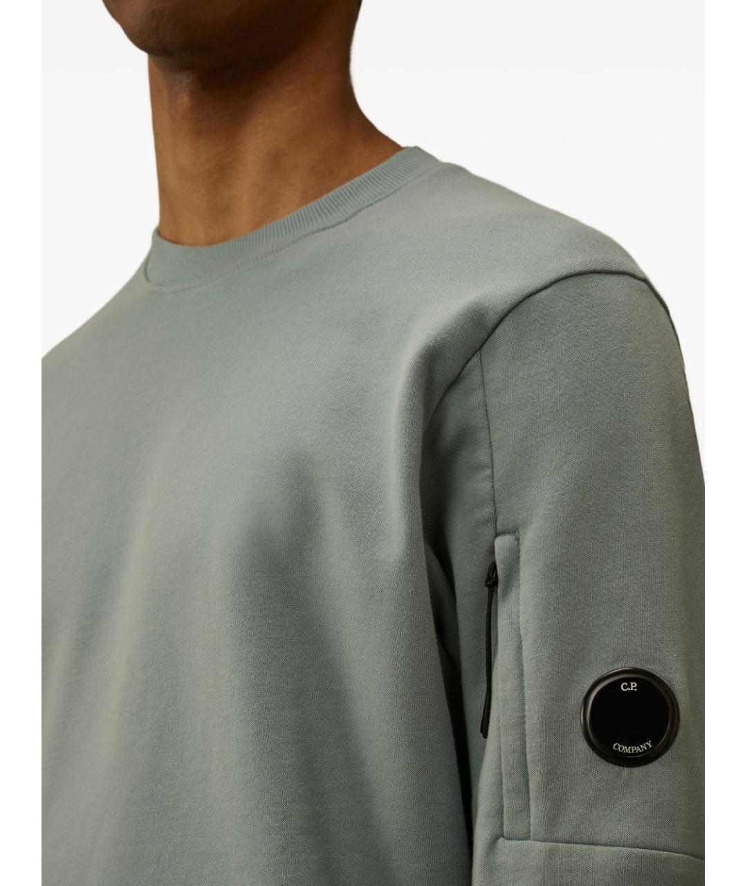 CP COMPANY Серый хлопковый джемпер / свитер, фото 4
