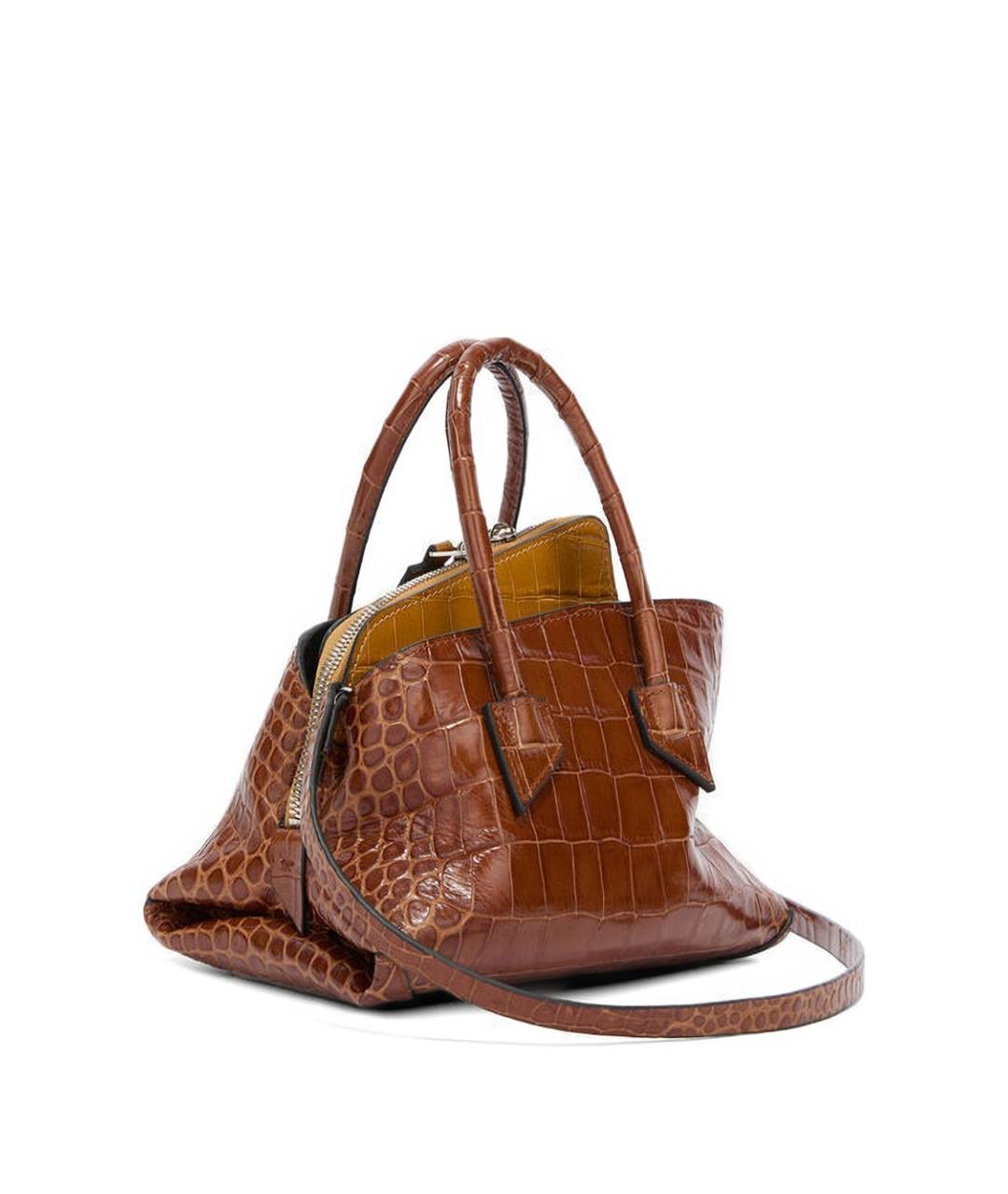 THE ATTICO Коричневая сумка тоут, фото 3