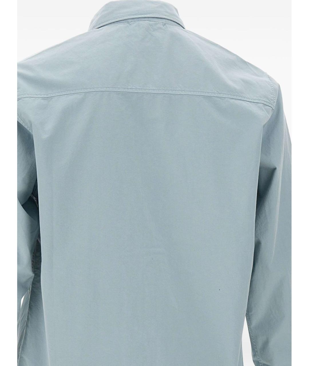 CP COMPANY Голубая хлопковая куртка, фото 5