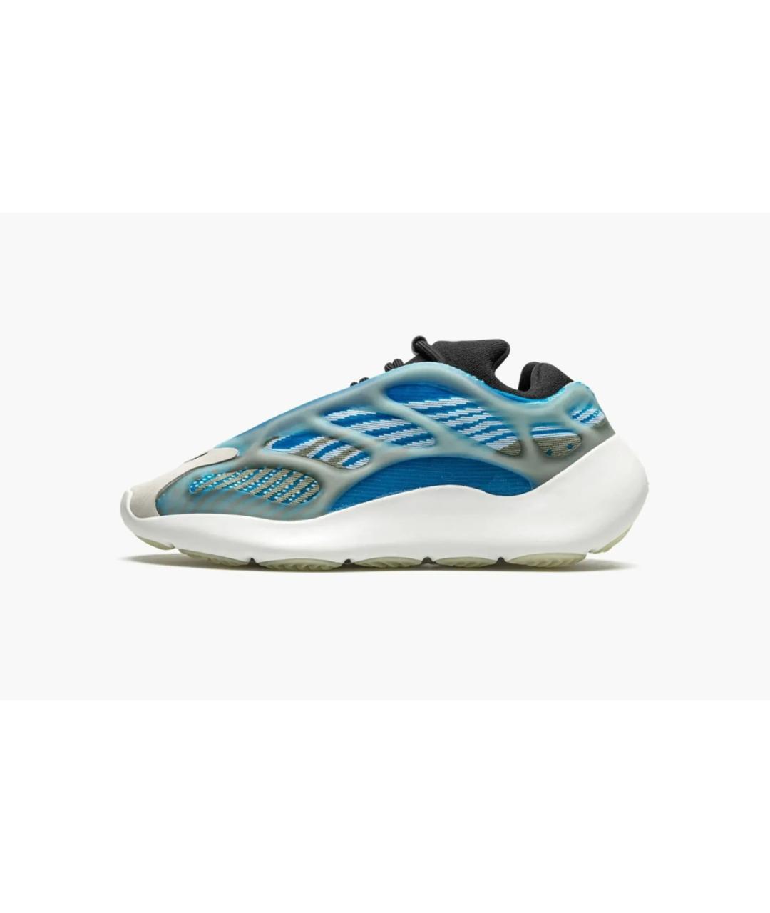 ADIDAS YEEZY Голубые синтетические кроссовки, фото 5