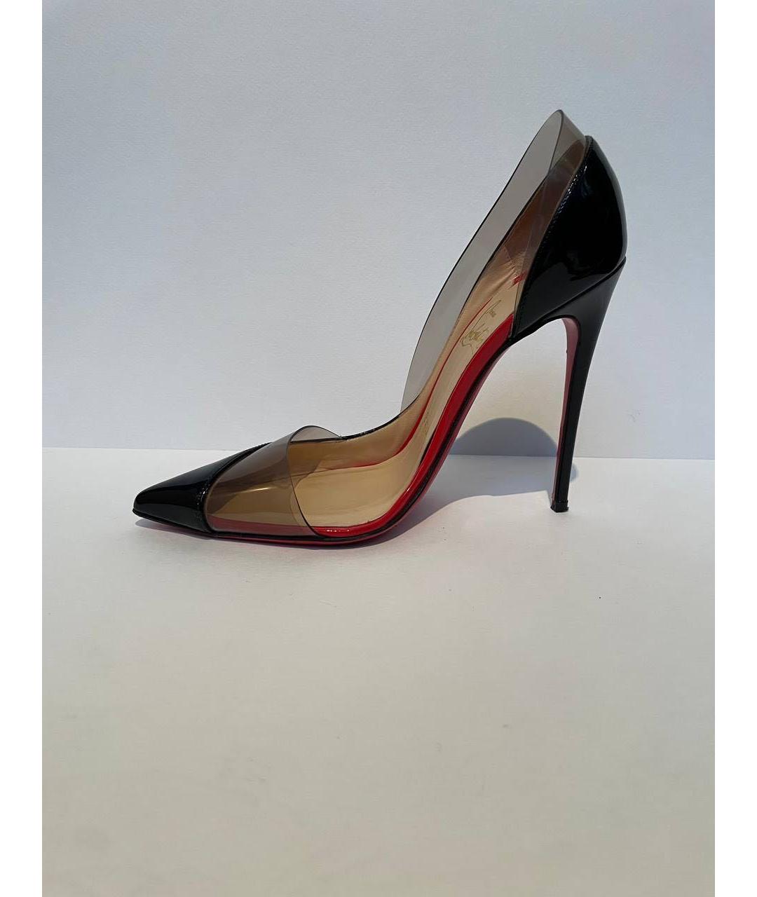 CHRISTIAN LOUBOUTIN Черные туфли из лакированной кожи, фото 5