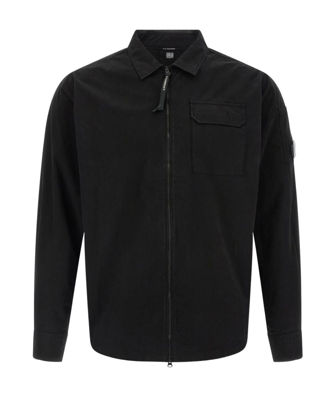 CP COMPANY Черная хлопковая куртка, фото 1