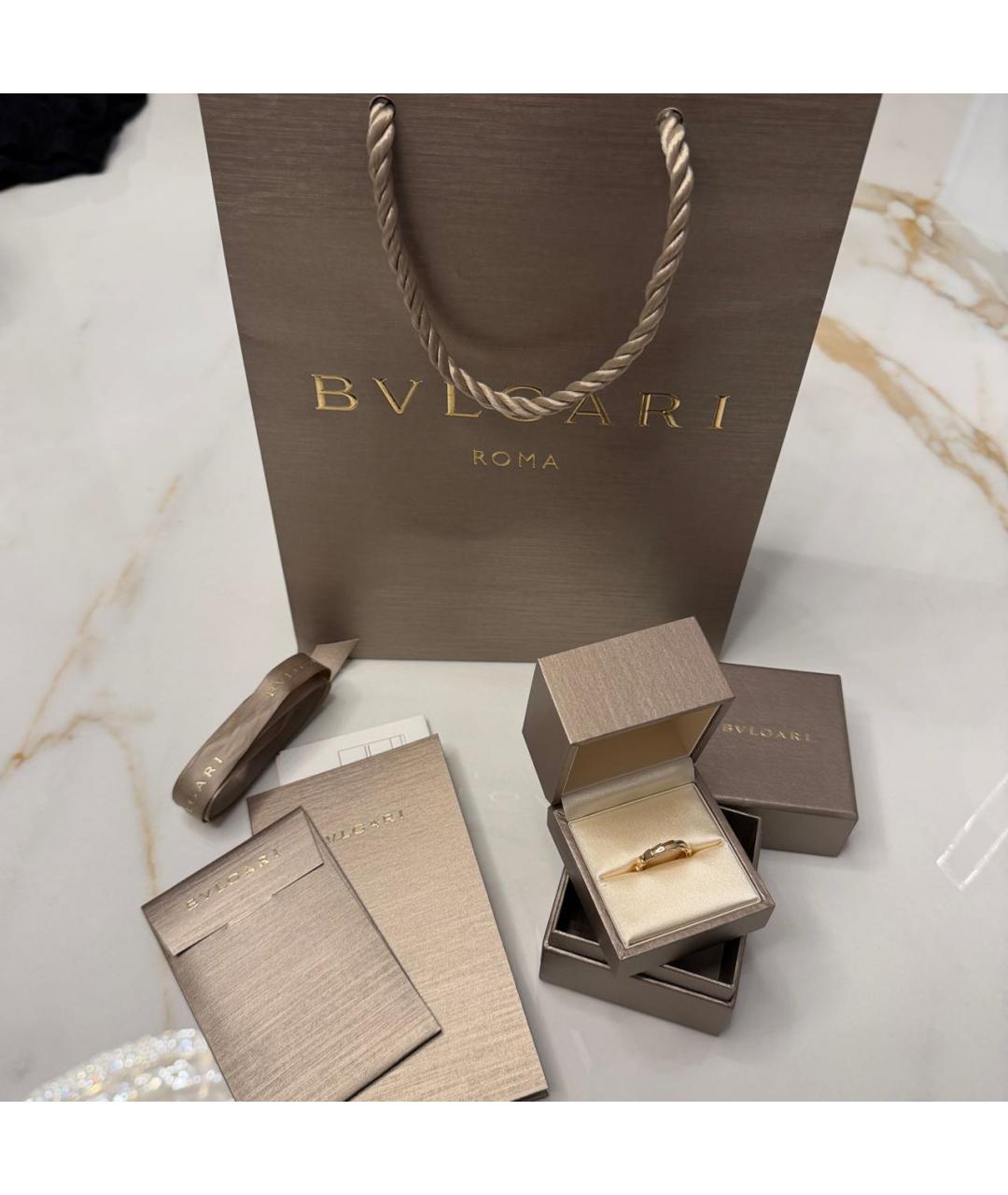 BVLGARI Золотое кольцо из розового золота, фото 3