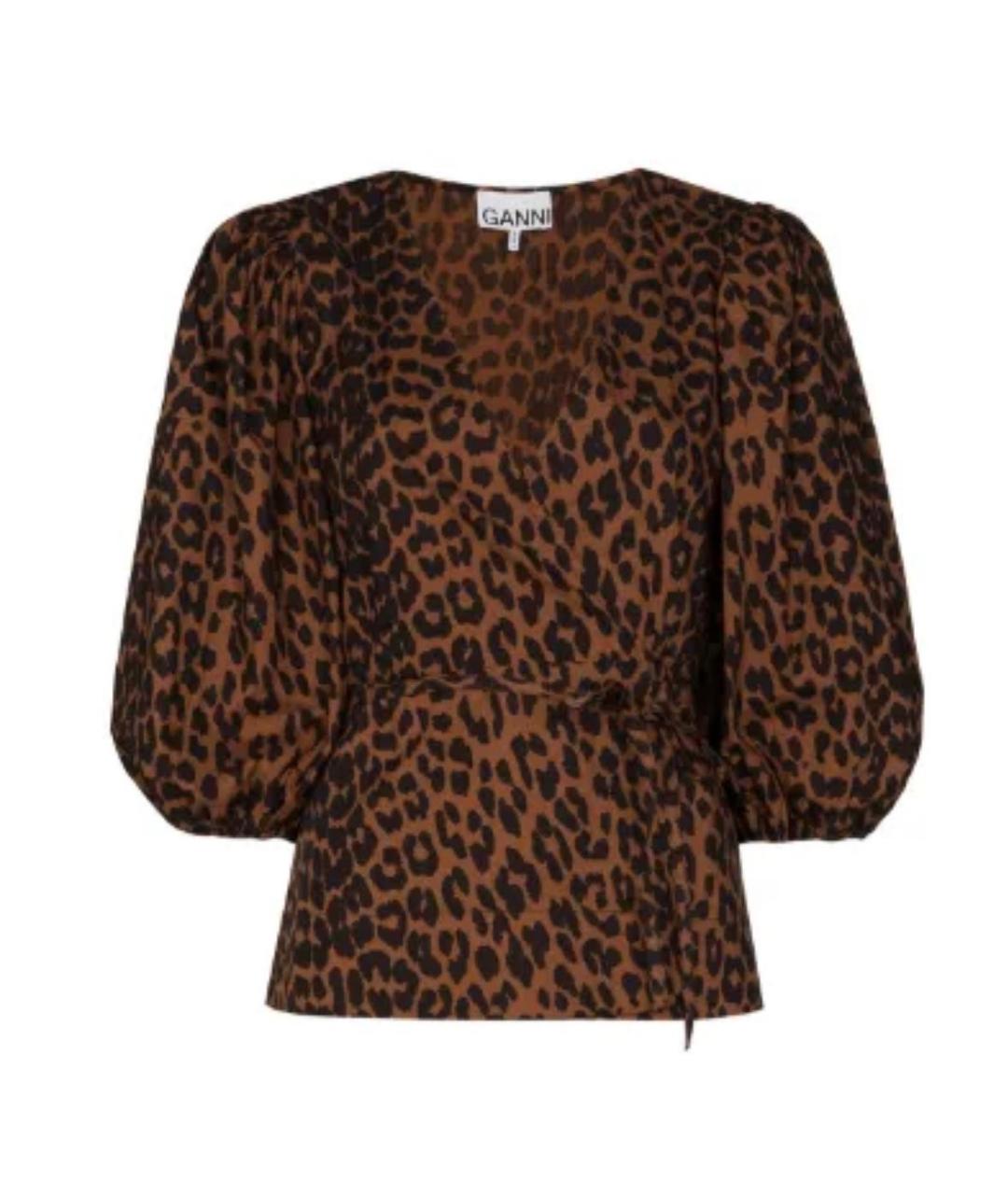 GANNI Мульти хлопковая блузы, фото 5