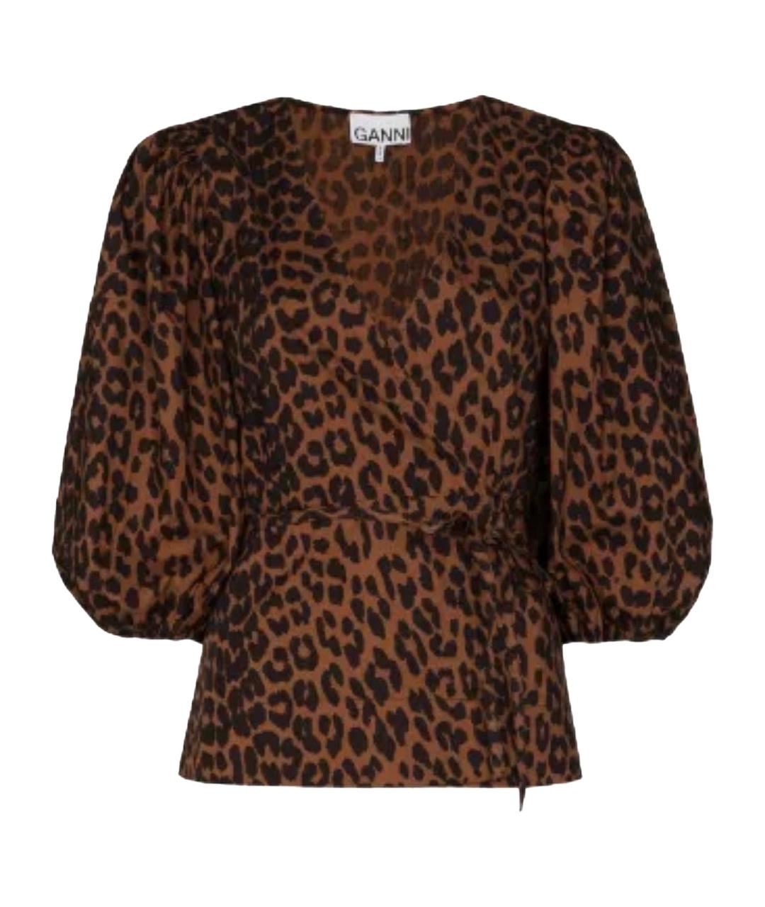 GANNI Мульти хлопковая блузы, фото 1