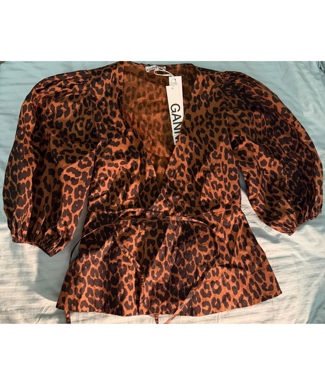 GANNI Мульти хлопковая блузы, фото 2