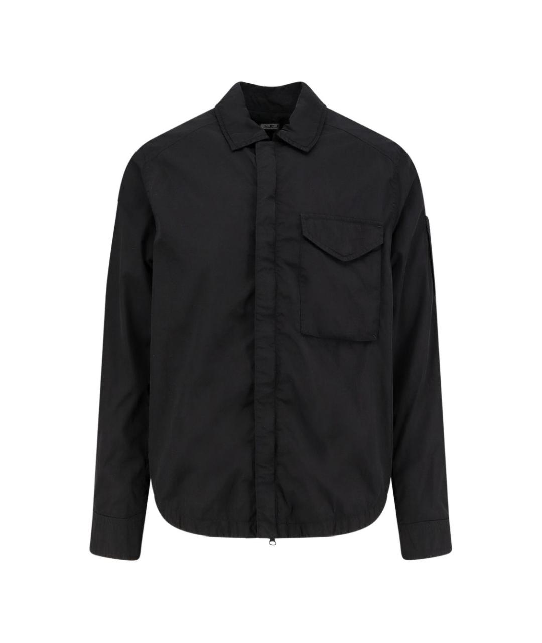 CP COMPANY Черная полиамидовая куртка, фото 1